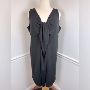 TALBOTS Woman Sleeveless Classic Black Stretch Dress NWT | Size 3X